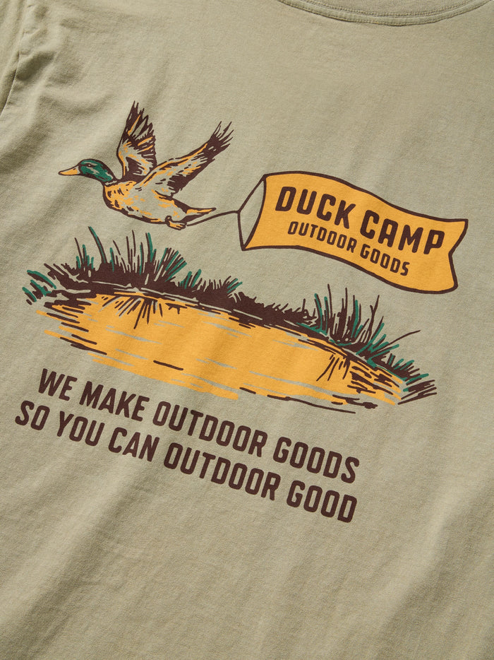 Banner Day Tee | Vintage Khaki | Duck Camp