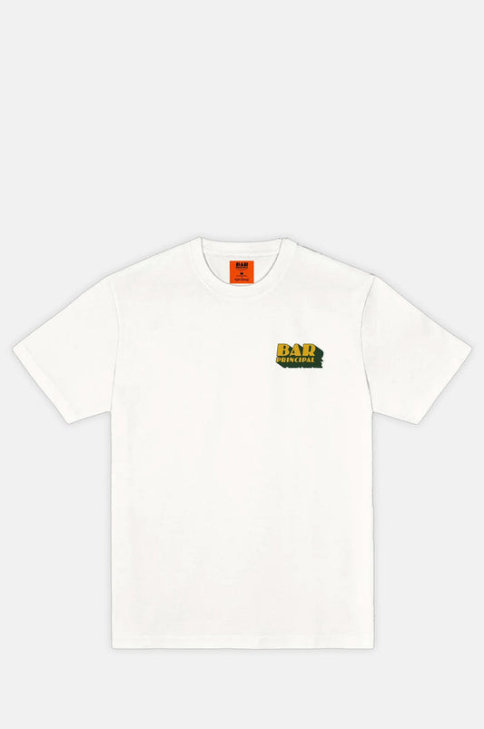 Gift Shop Bar Principal No5 White T-Shirt.