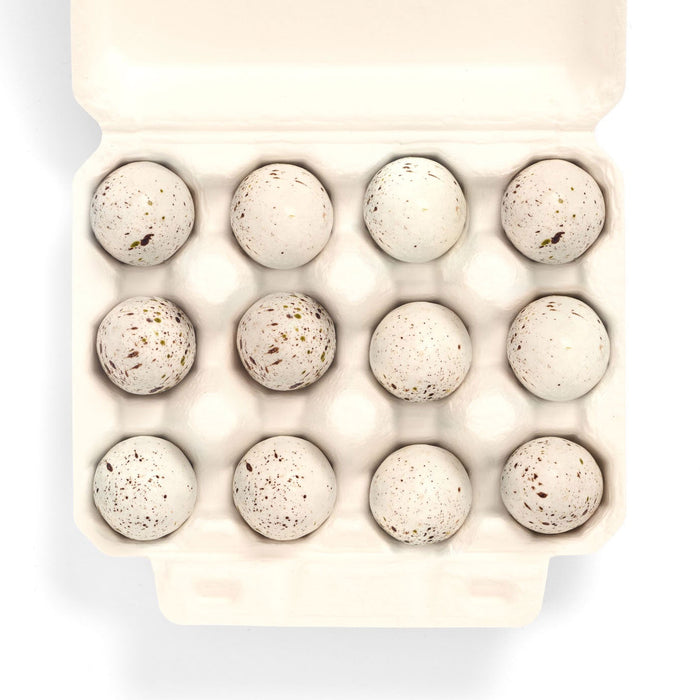 Barn Owl Eggs with Hazelnut Praline