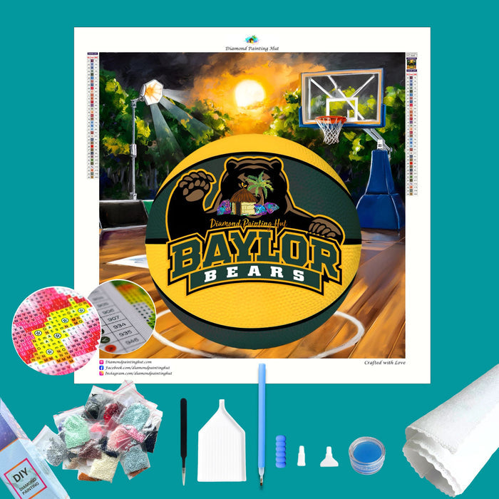 Baylor Basketball Diamond Painting