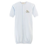 BCC Cute Rocking Horse Emb. Converter Gown-Blue