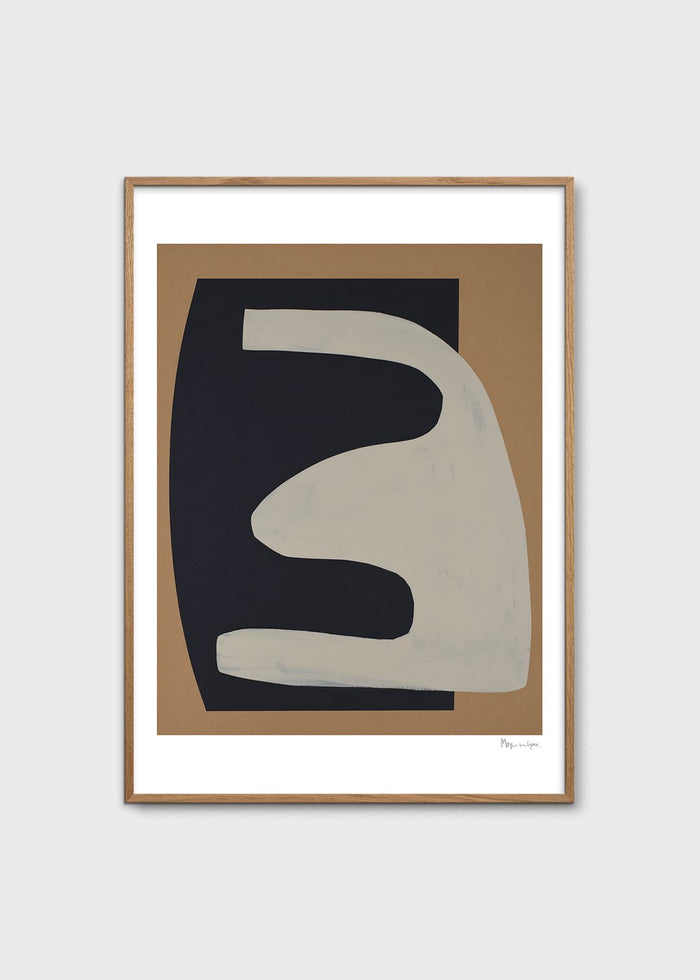Beige on Black by Berit Mogensen Lopez