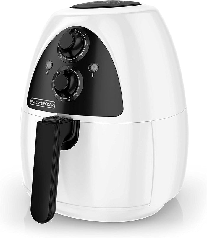 BLACK and DECKER Purify 2-Liter Air Fryer, White, HF100WD 220V