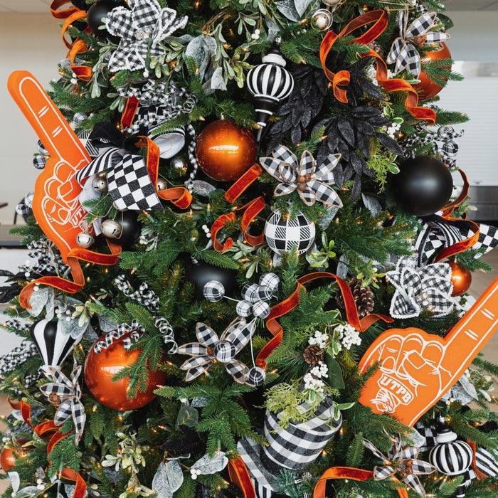 Black Matte Ball Ornament, 4"