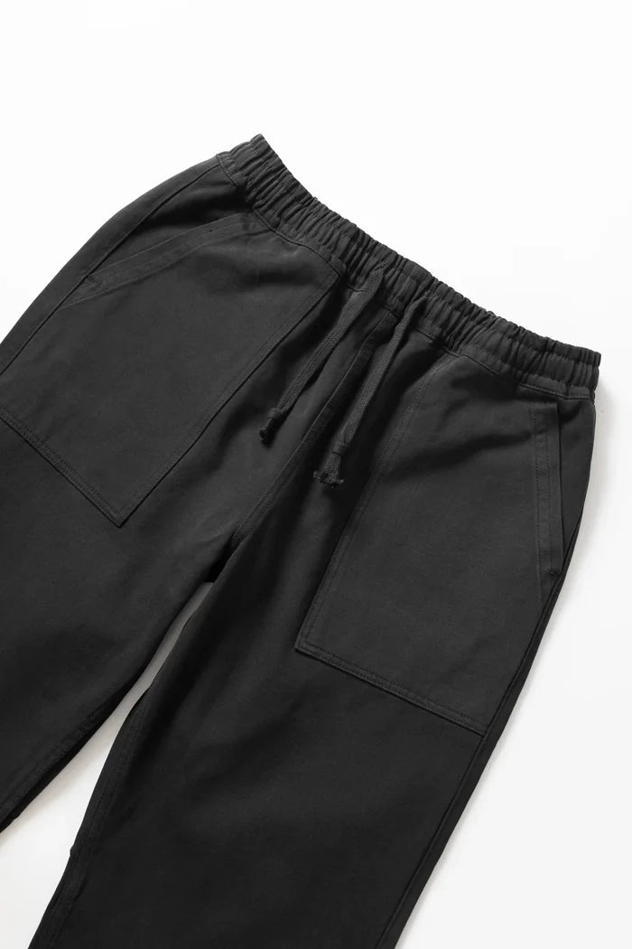 Black Moleskin Chef Pant