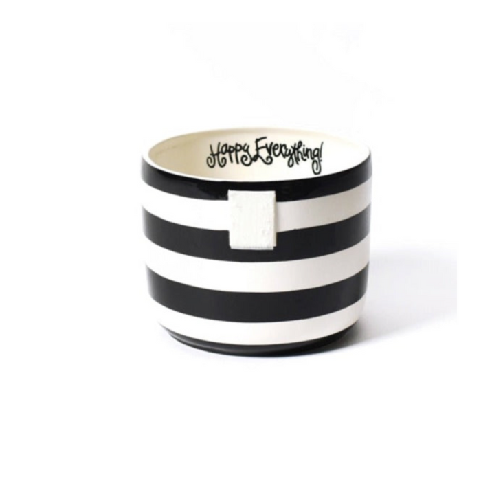 Black Stripe Mini Bowl by Happy Everything!