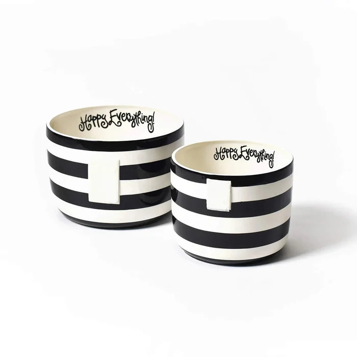 Black Stripe Mini Bowl by Happy Everything!