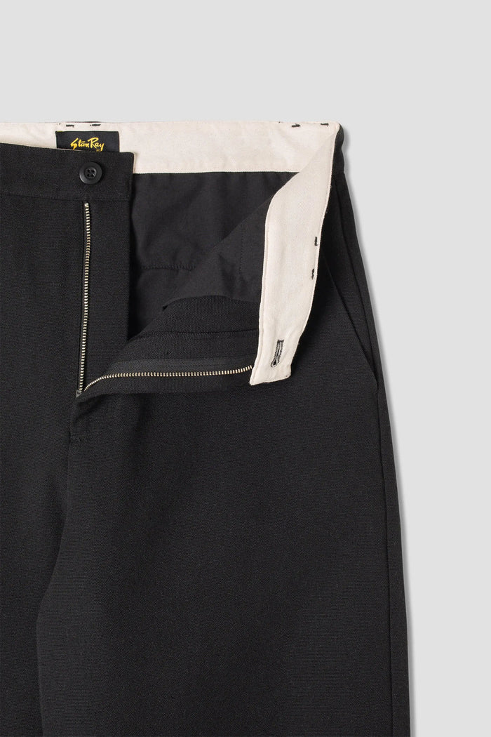 Black Twill A Pant