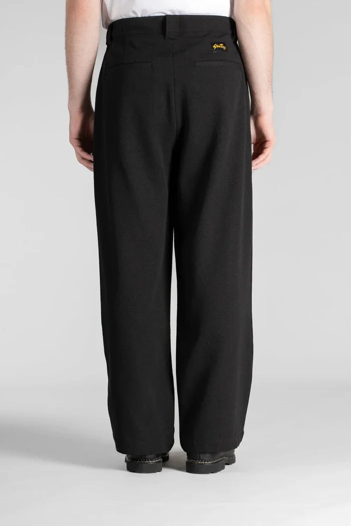 Black Twill A Pant