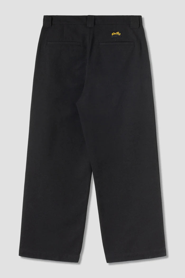 Black Twill A Pant