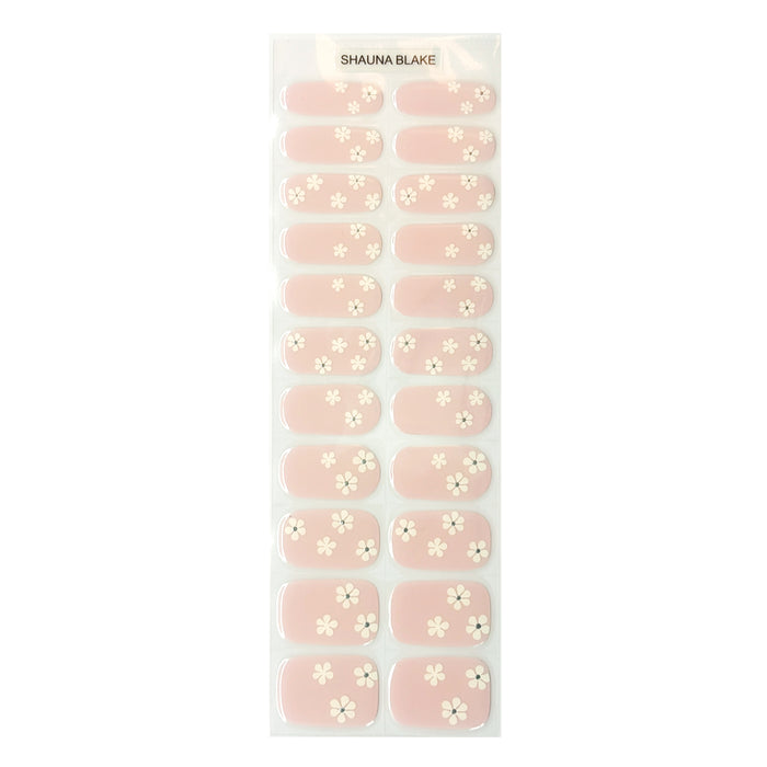 Blooming Belle No Light Gel Nail Wraps (NLG)