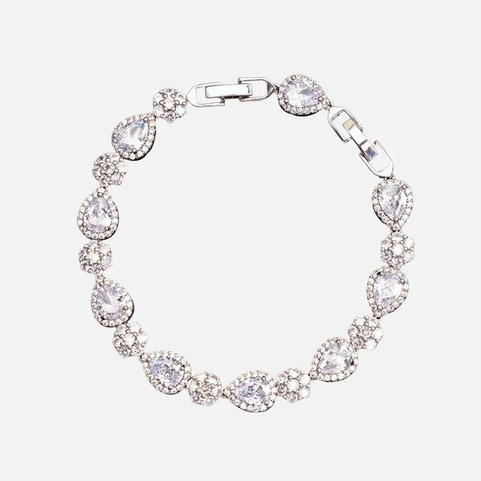 Blossom Drop Bracelet - Silver