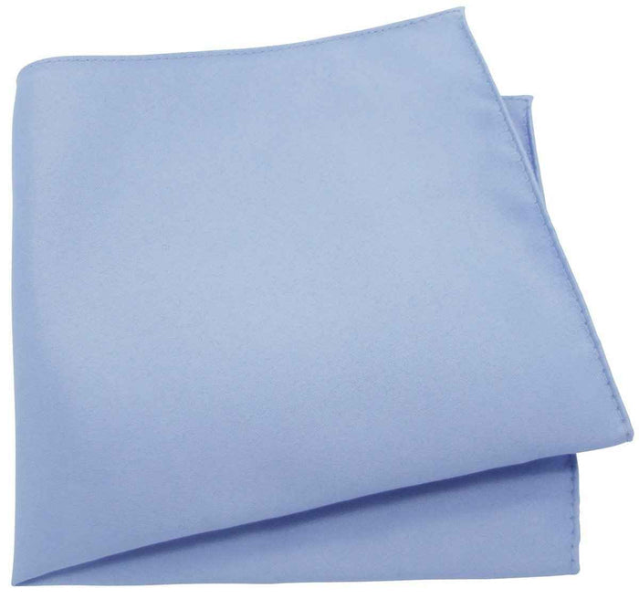 Blue Daisy Pocket Square for Fashionable Accessories in soft polyester, ideal for weddings or formal outfits. Measures approx 25.5cm x 25.5cm.