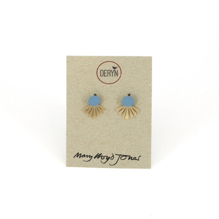 Blue Stud Earrings - Mary Lloyd Jones