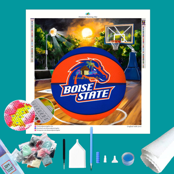 Boise State Basketball Diamond Painting