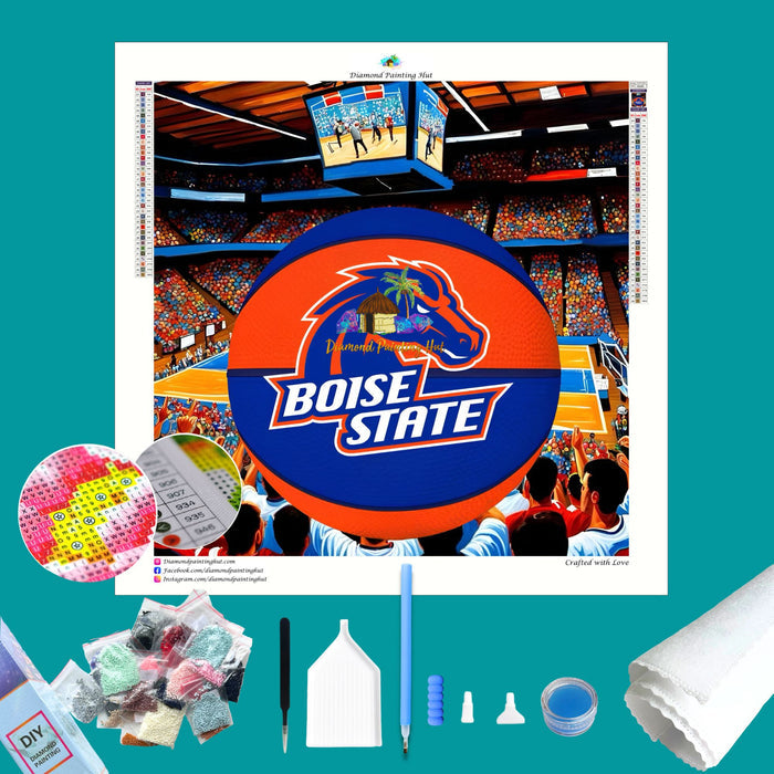 Boise State Basketball Diamond Painting