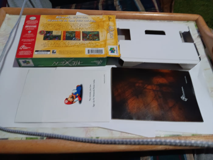 BOX ONLY + MANUAL Hexen N64 Original Replacement Nintendo 64 Case NO GAME