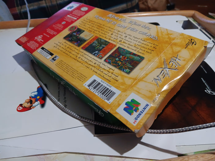 BOX ONLY + MANUAL Hexen N64 Original Replacement Nintendo 64 Case NO GAME