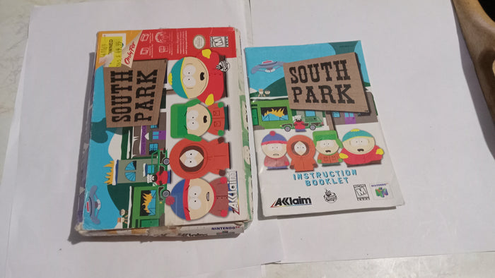 BOX ONLY + MANUAL South Park N64 Original Nintendo 64 NO GAME