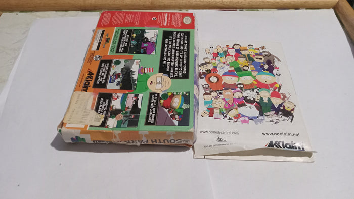 BOX ONLY + MANUAL South Park N64 Original Nintendo 64 NO GAME