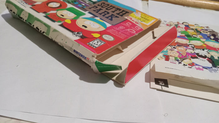 BOX ONLY + MANUAL South Park N64 Original Nintendo 64 NO GAME