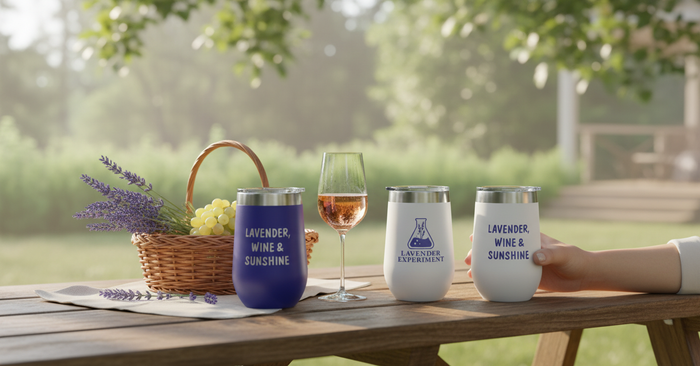 Branded Engraved Wine Tumbler 16oz