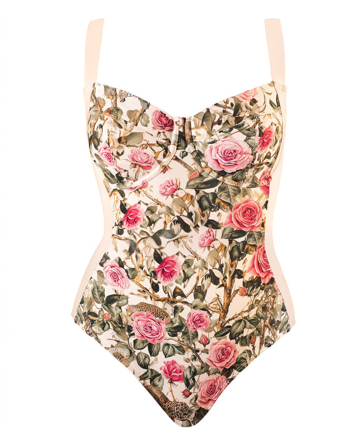 Outline image of Brazilian Lifty - Contour Rose Leopard/Pinky Oat