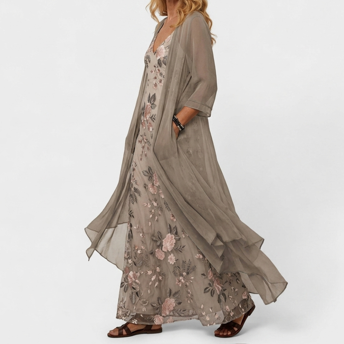 BRITTANY - Elegant Tummy Coverage Two-Piece Set