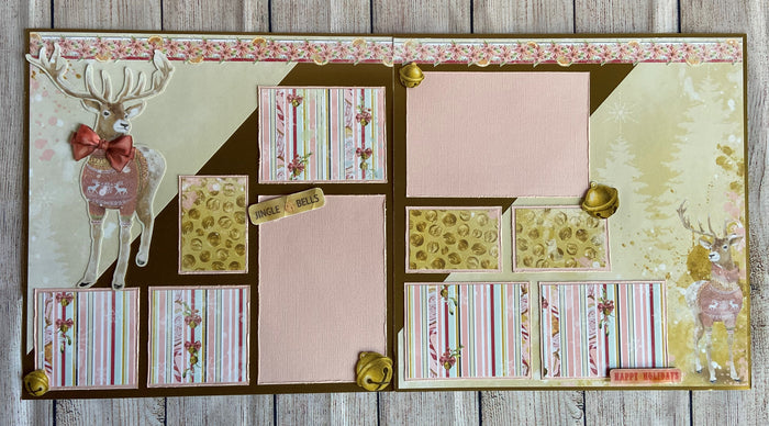 Buck'n Bells 12X12 Double-Page Scrapbook Layout