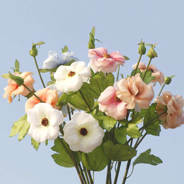 Bulk 25" Artificial Hibiscus Flowers Stems Silk Floral Faux Wholesale
