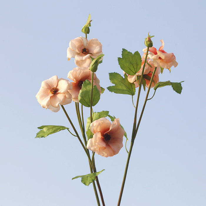 Bulk 25" Artificial Hibiscus Flowers Stems Silk Floral Faux Wholesale