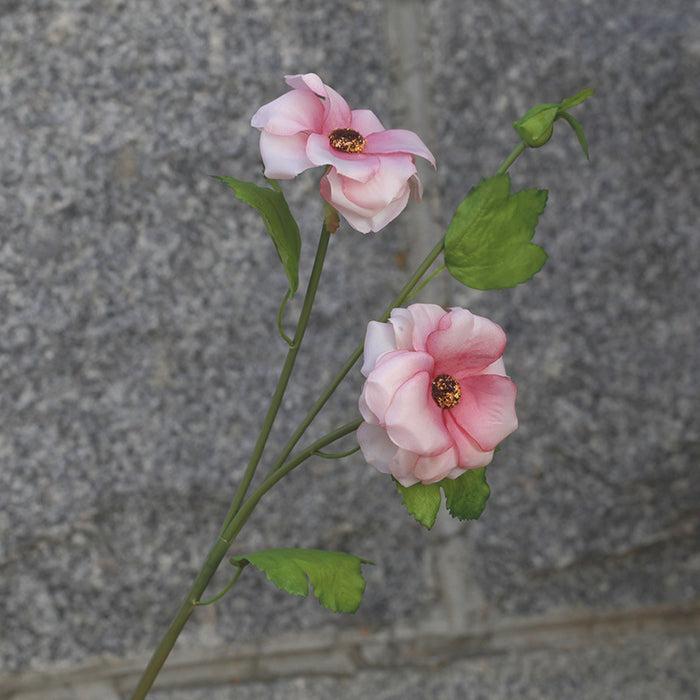 Bulk 25" Artificial Hibiscus Flowers Stems Silk Floral Faux Wholesale
