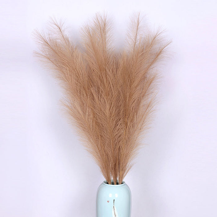 Bulk 3pcs 43" Extra Large Detachable Faux Pampas Grass, Boho Artificial Tall Pampas for Floor Vase Home Decor Wholesale
