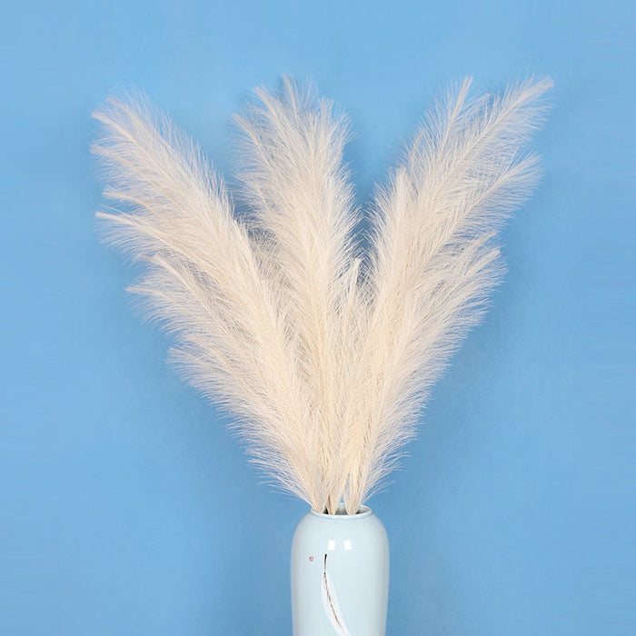 Bulk 3pcs 43" Extra Large Detachable Faux Pampas Grass, Boho Artificial Tall Pampas for Floor Vase Home Decor Wholesale