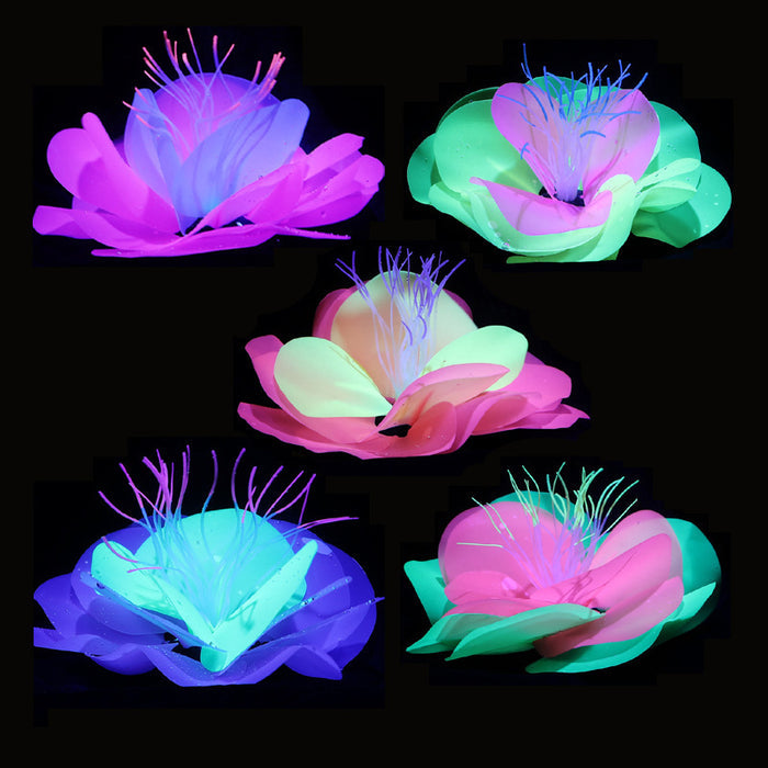 Bulk 6" Glowing Aquarium Plants Glow Plants for Fish Tank Wholesale