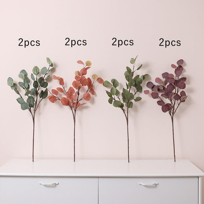 Bulk 8pcs 26" Artificial Autumn Eucalyptus Bouquet Wholesale