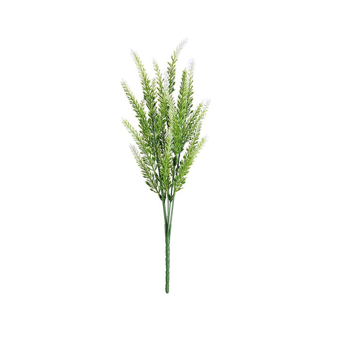 Bulk 8pcs Lavender Flowers for Outdoors UV Resistant Faux Shrubs Greenery Decor Wholesale