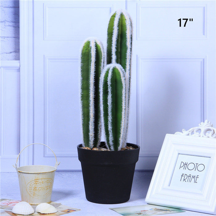 Bulk Artificial Plants Cactus Artificial Cactus Decor in Pot Wholesale