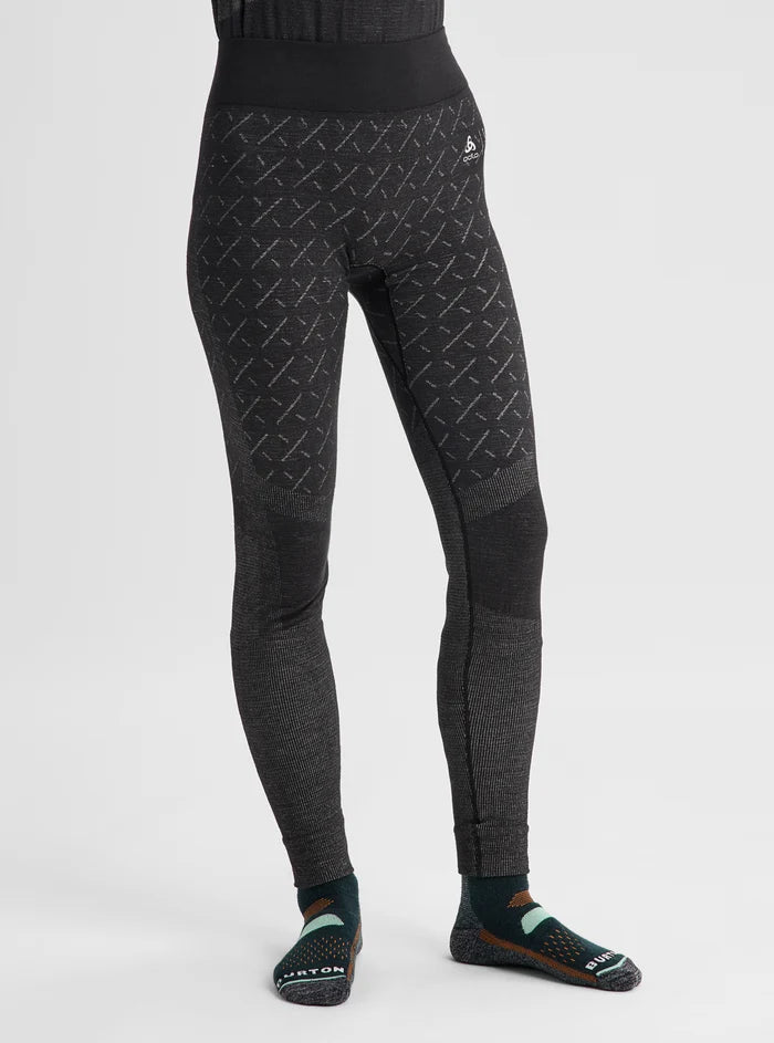 Product image of Women's Burton [ak] Slokar Merino Pants[Variant:True Black / Gray Cloud]