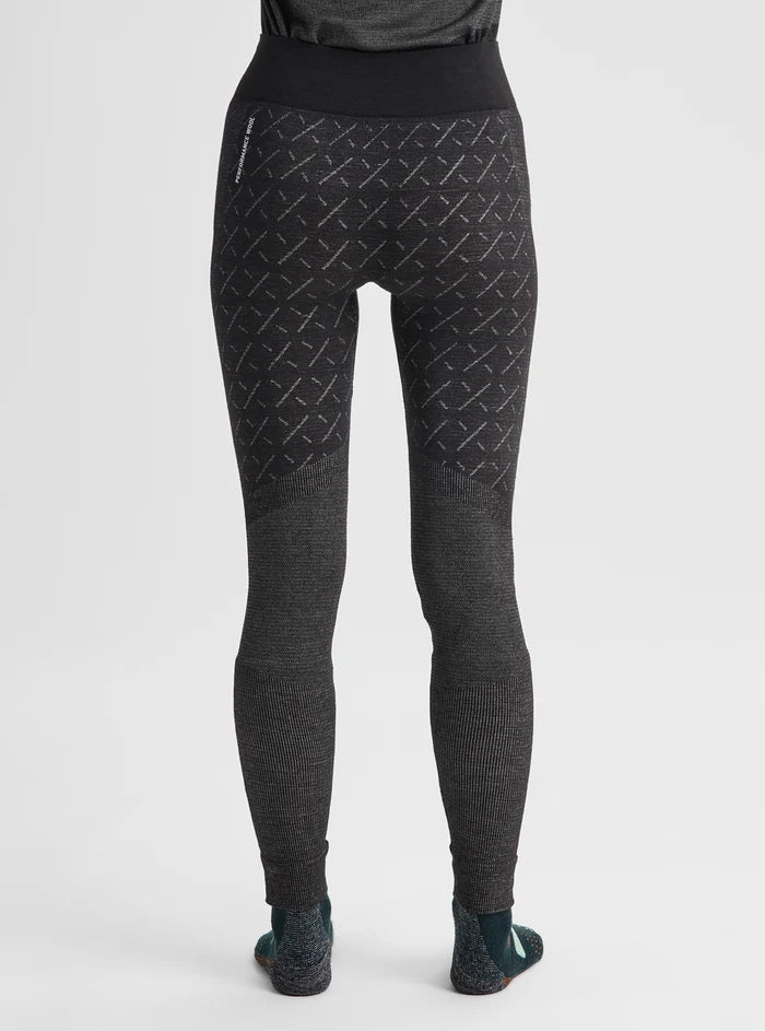 Product image of Women's Burton [ak] Slokar Merino Pants[Variant:True Black / Gray Cloud]
