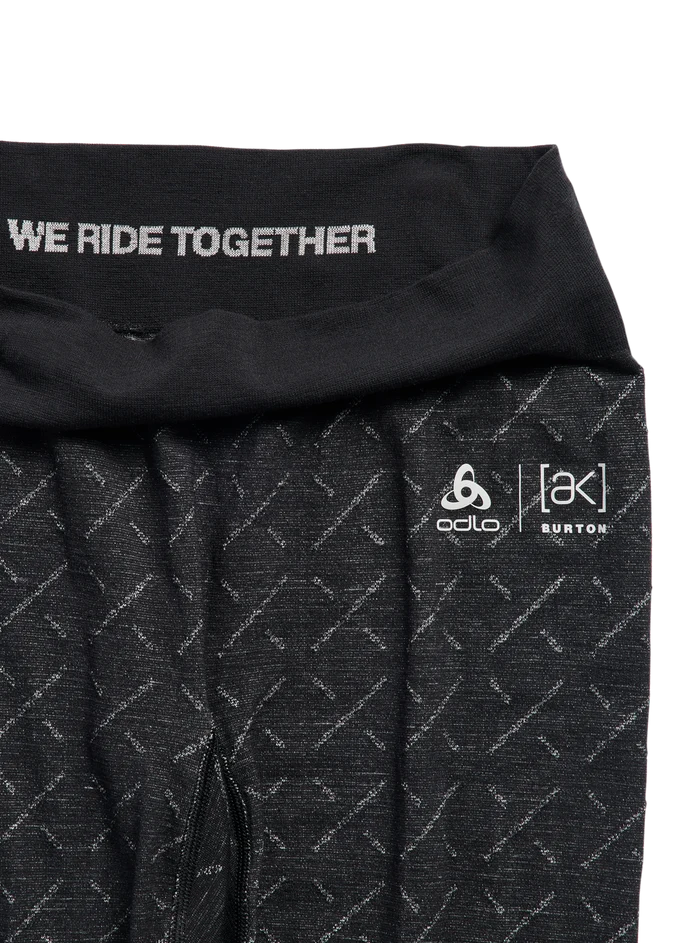Product image of Women's Burton [ak] Slokar Merino Base Layer Pants[Variant:True Black / Gray Cloud]