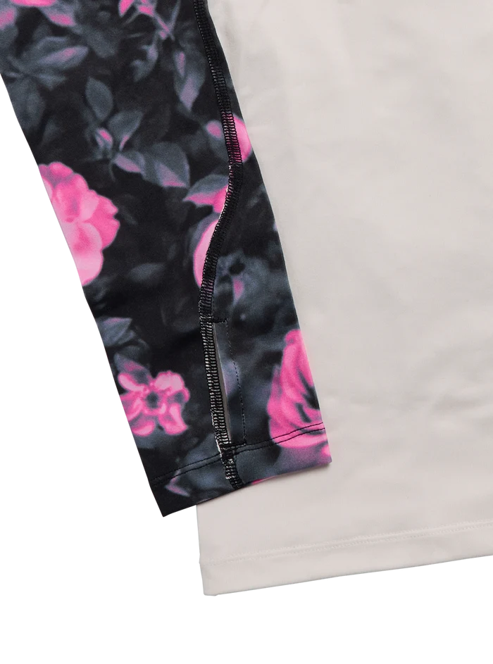 Product image of Women's Burton Roadie Base Layer Tech T-Shirt[Variant:Shockwave Floral / Stout White]