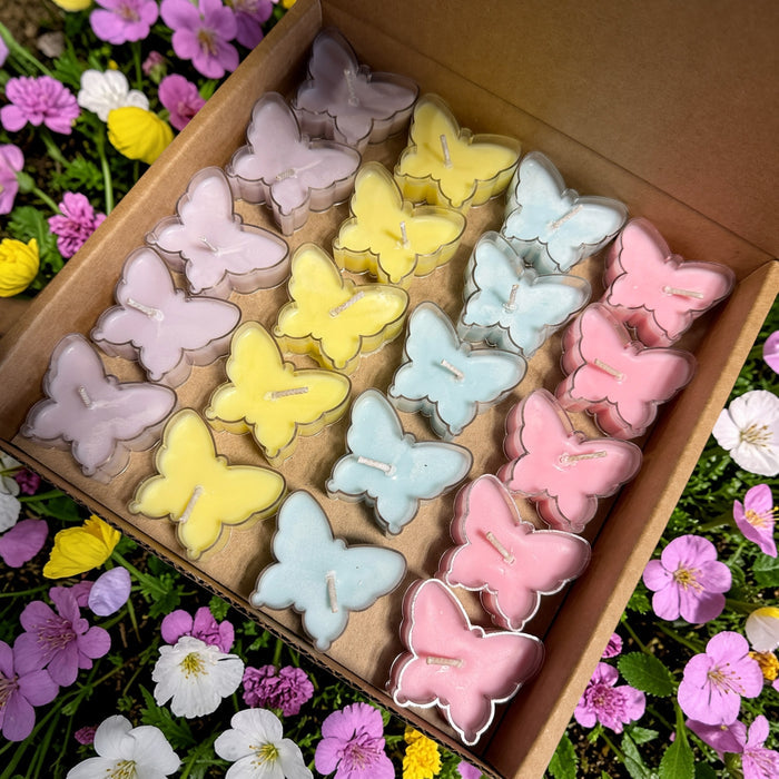 Butterfly Candle massage Pedicure - Spring Summer Candle 80pcs