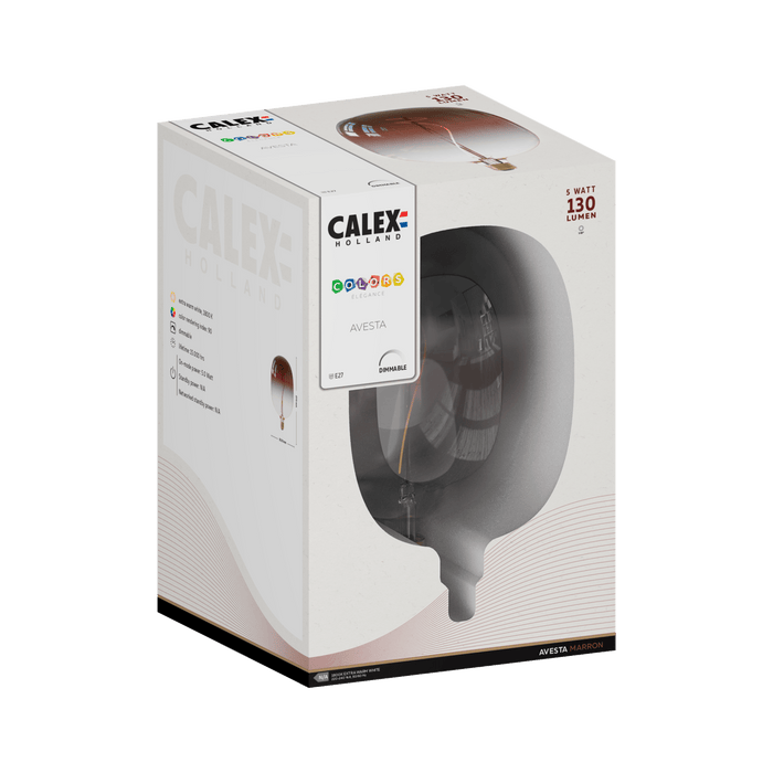 Calex Avesta Marron LED Bulb - E27 - Marron