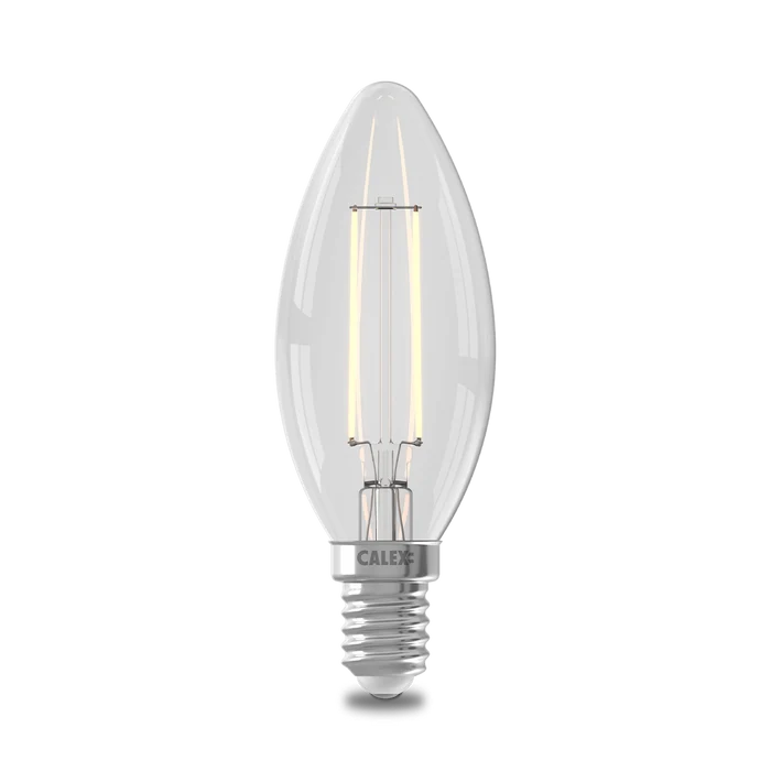 Calex Filament LED Lamp - E14 - B35 - Clear