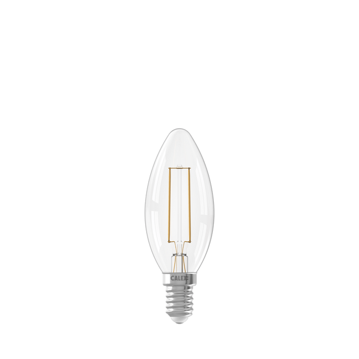 Calex Filament LED Lamp - E14 - B35 - Clear