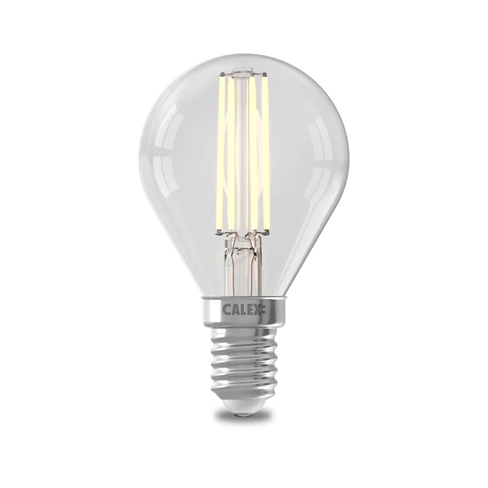 Calex Filament LED Lamp - E14 - P45 - Clear