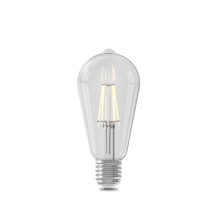 Calex Filament LED Lamp - E27 - ST64 - Clear