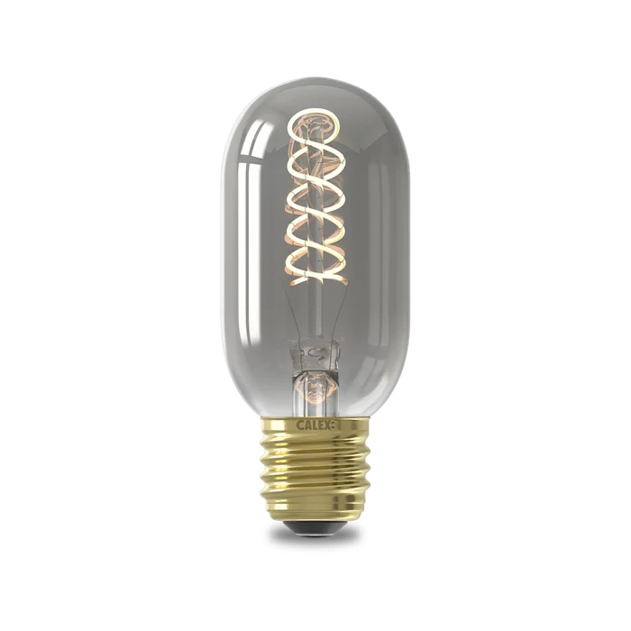 Calex Flex FilamentLED Lamp - E27 - T45 - Titanium