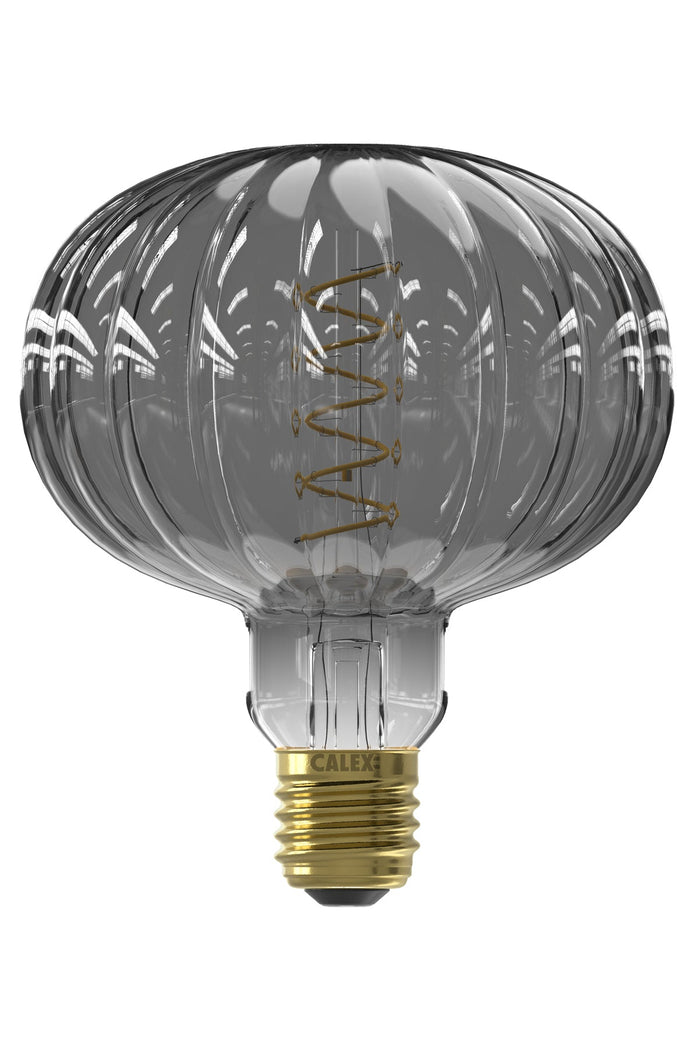 Calex Metz Smokey LED Bulb - E27 - G125 - 4W - Dimmable